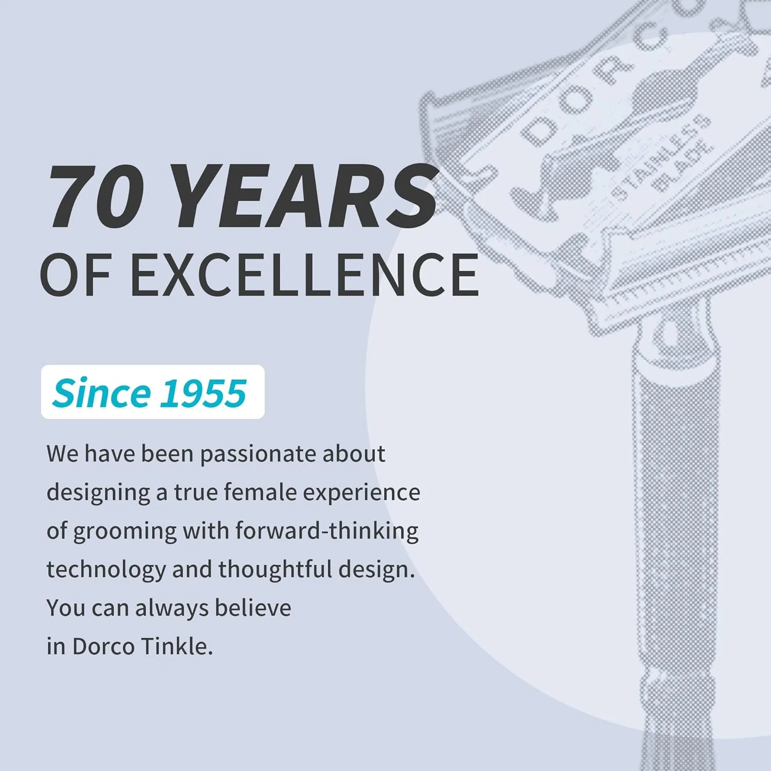 تیغ ابرو دورکو تینکل اورگلو 4+2، حالت دهنده و مرتب کننده دقیق ابرو، ابزار جدید درماپلنینگ، سبک وزن، با محافظ ایمنی برای جلوگیری از بریدگی و خراش