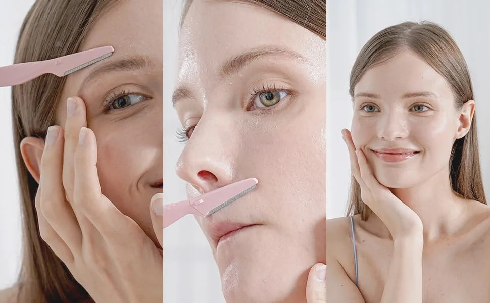 تیغ ابرو دورکو تینکل اورگلو 4+2، حالت دهنده و مرتب کننده دقیق ابرو، ابزار جدید درماپلنینگ، سبک وزن، با محافظ ایمنی برای جلوگیری از بریدگی و خراش