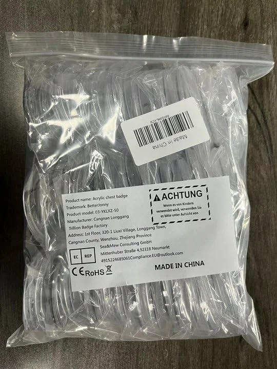 دکمه های شفاف BetterJonny، بسته 50 عددی، مناسب ساخت دکمه های سفارشی بدون نیاز به دستگاه دکمه ساز، سایز 60 میلی متر، شامل دکمه های شفاف و سوزن های ایمنی برای عکس، لباس کودکان و پروژه های مدرسه دکمه های شفاف BetterJonny، بسته 50 عددی، مناسب ساخت دکمه های سفارشی بدون نیاز به دستگاه دکمه ساز، سایز 60 میلی متر، شامل دکمه های شفاف و سوزن های ایمنی برای عکس، لباس کودکان و پروژه های مدرسه
