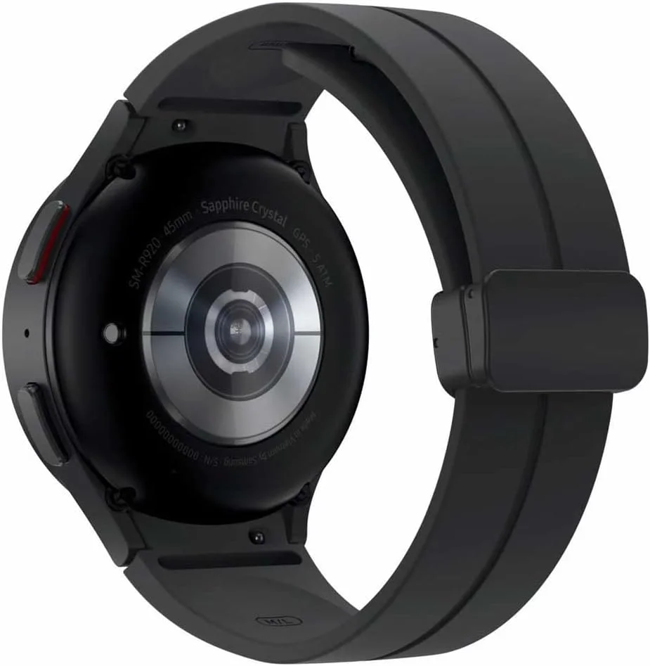 ساعت هوشمند سامسونگ گلکسی واچ 5 پرو گرد بلوتوثی با سیستم عامل Wear OS مناسب فعالیت های ورزشی و ردیابی تناسب اندام، بدنه تیتانیومی 45 میلی متری مشکی ساعت هوشمند سامسونگ گلکسی واچ 5 پرو گرد بلوتوثی با سیستم عامل Wear OS مناسب فعالیت های ورزشی و ردیابی تناسب اندام، بدنه تیتانیومی 45 میلی متری مشکی