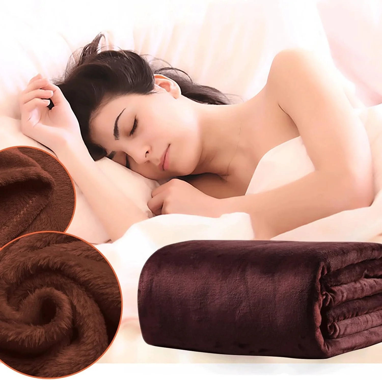 پتو تیاندیافوای، پتو رنگی ساده مناسب تهویه مطبوع، پتو فلانل نرم، پتو رنگی یکدست، روکش مبل، روتختی، پتوهای تزئینی منزل (قهوه ای) پتو تیاندیافوای، پتو رنگی ساده مناسب تهویه مطبوع، پتو فلانل نرم، پتو رنگی یکدست، روکش مبل، روتختی، پتوهای تزئینی منزل (قهوه ای)