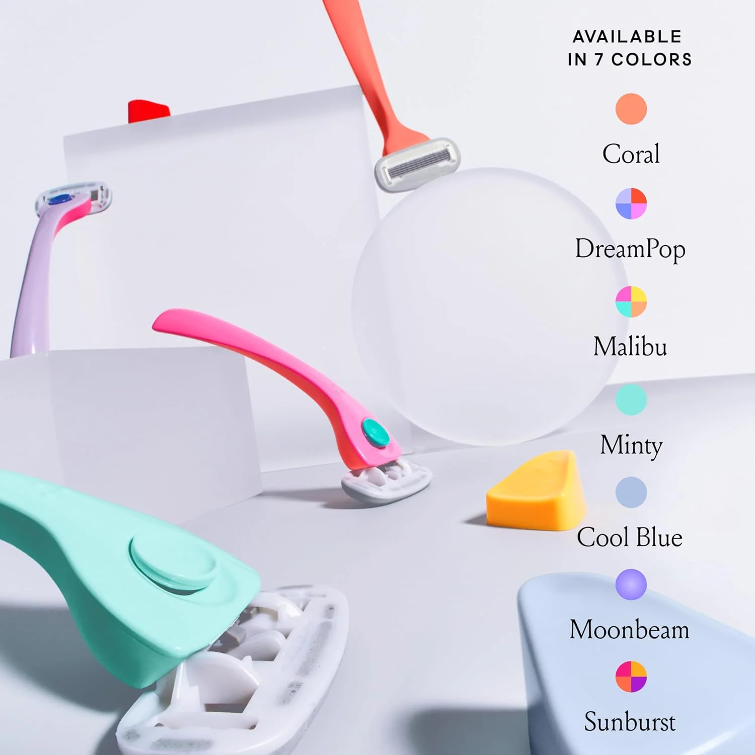 کیت اصلاح صورت Billie برای زنان - تیغ اصلاح زنانه + 4 عدد یدک تیغ 5 لبه + نگهدارنده مغناطیسی - آبی خنک کیت اصلاح صورت Billie برای زنان - تیغ اصلاح زنانه + 4 عدد یدک تیغ 5 لبه + نگهدارنده مغناطیسی - آبی خنک