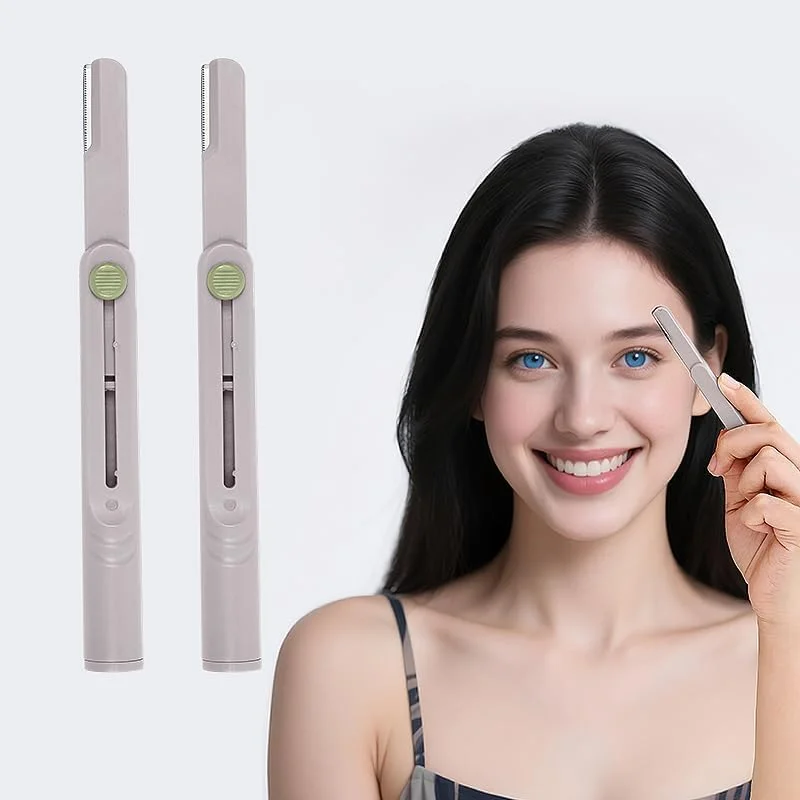 تیغ ابرو و موبر بلومکست 2 عددی | صورت، لب بالا، چانه | تیغه استیل ضد زنگ با محافظ ایمنی | آقایان و بانوان | از بین برنده موهای زائد