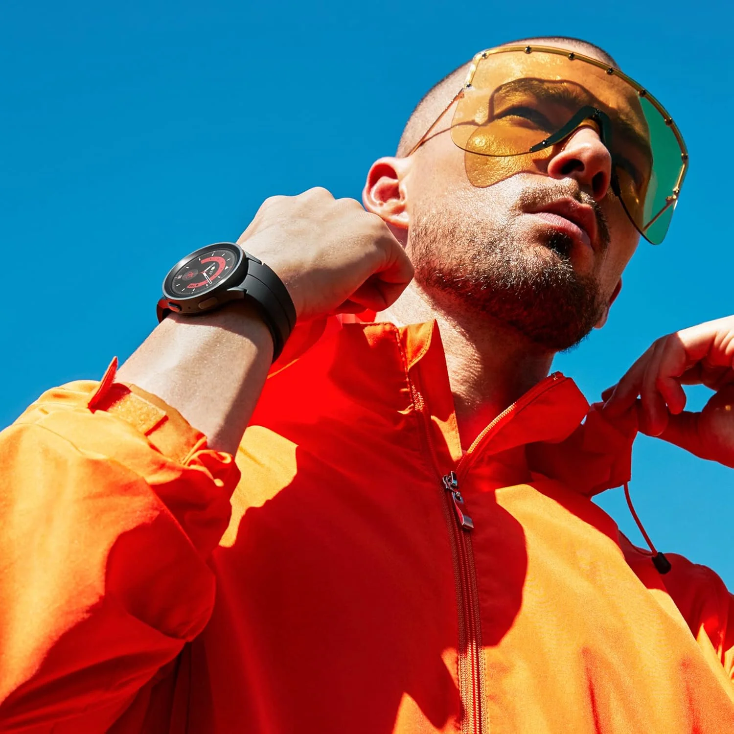 ساعت هوشمند سامسونگ Galaxy Watch5 Pro 45mm بلوتوث، تیتانیوم مشکی (نسخه انگلستان)