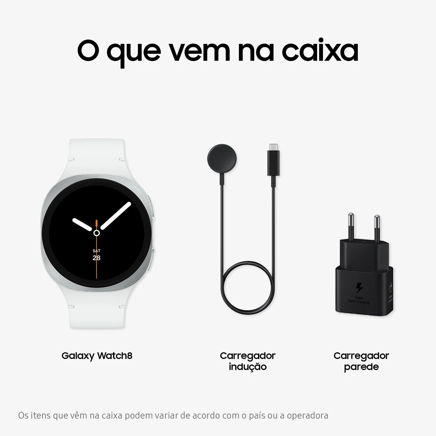 ساعت هوشمند SAMSUNG Galaxy Watch 8 | 40mm | با هوش مصنوعی، صفحه نمایش 1.34 اینچی AMOLED، سیستم عامل Wear OS 6، Wi-Fi، بلوتوث، ضربان قلب، ردیاب تناسب اندام GPS | مدل بین المللی L320 | به همراه شارژر سریع، نقره ای