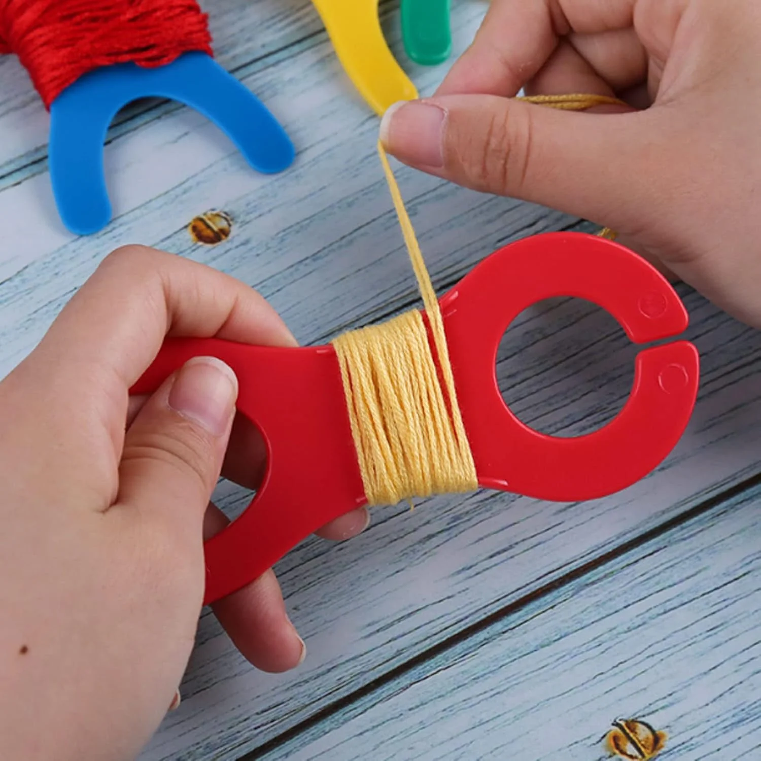 50 Pieces Large Yarn Bobbins Spool, Thread Knitting Sewing Crochet Winder Tool, Cross Stitch Bobbin Organizer Thread Holder for Weaving Sewing Craft 50 Pieces Large Yarn Bobbins Spool, Thread Knitting Sewing Crochet Winder Tool, Cross Stitch Bobbin Organizer Thread Holder for Weaving Sewing Craft