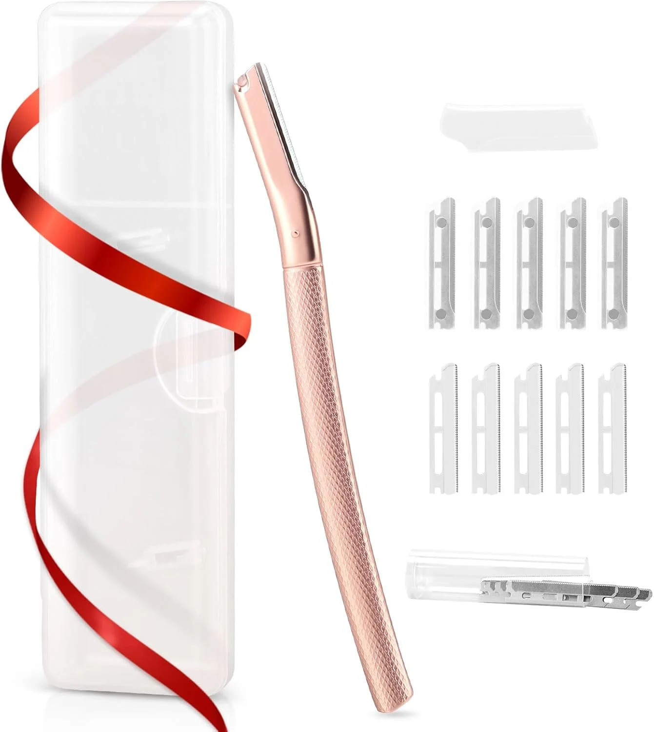 ابزار درماپلنینگ صورت AIBRIT PRO برای لایه برداری پوست، تیغ درماپلینینگ صورت زنانه با 12 تیغه قابل تعویض، ابزار حرفه ای درماپلنینگ برای از بین بردن موهای کرکی، موهای صورت و ابرو ابزار درماپلنینگ صورت AIBRIT PRO برای لایه برداری پوست، تیغ درماپلینینگ صورت زنانه با 12 تیغه قابل تعویض، ابزار حرفه ای درماپلنینگ برای از بین بردن موهای کرکی، موهای صورت و ابرو