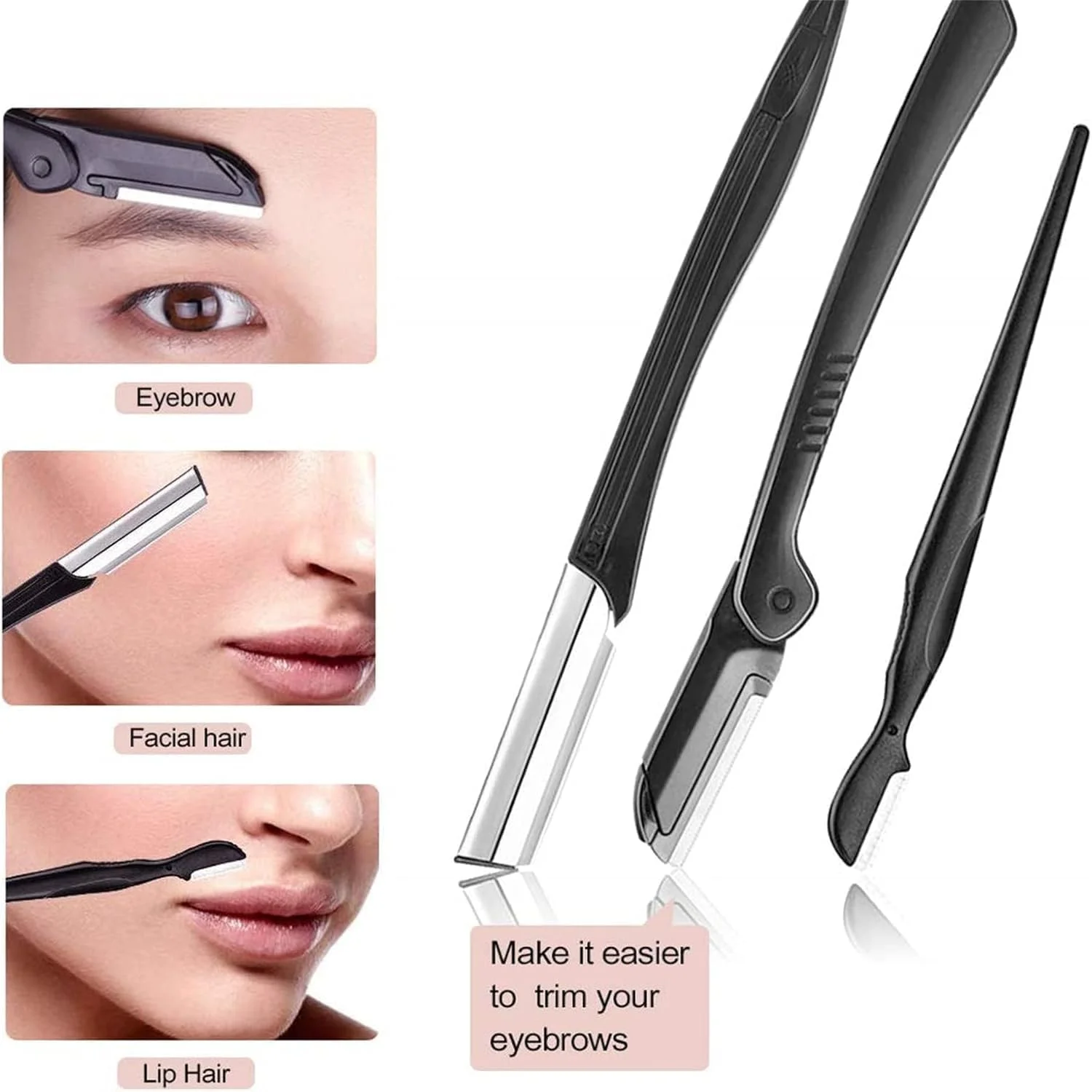 ست کامل طراحی ابرو Aputue، 6 تکه، مناسب برای خانم ها و آقایان، شامل تیغ ابرو، قیچی، شانه، موچین، ایده آل برای حالت دادن و فرم دهی به ابرو ست کامل طراحی ابرو Aputue، 6 تکه، مناسب برای خانم ها و آقایان، شامل تیغ ابرو، قیچی، شانه، موچین، ایده آل برای حالت دادن و فرم دهی به ابرو