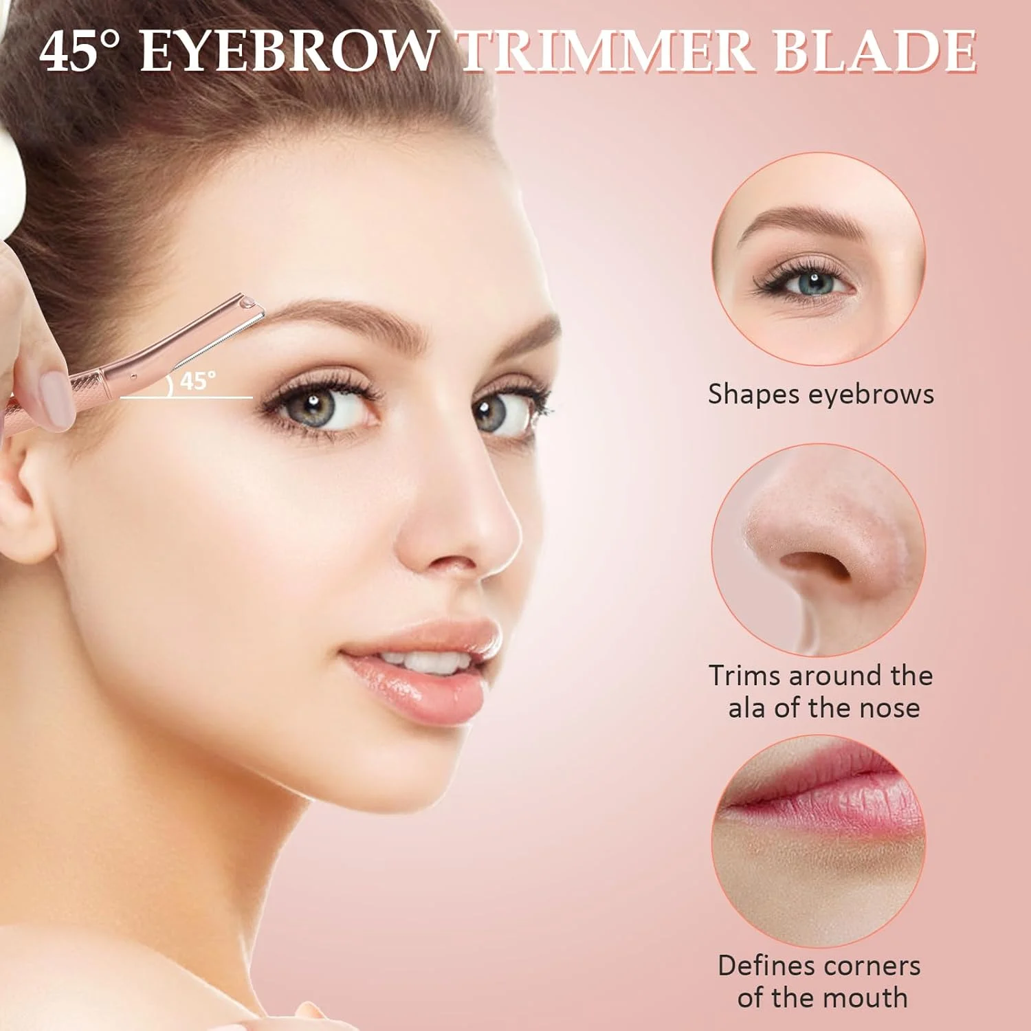 ابزار درماپلنینگ صورت AIBRIT PRO برای لایه برداری پوست، تیغ درماپلینینگ صورت زنانه با 12 تیغه قابل تعویض، ابزار حرفه ای درماپلنینگ برای از بین بردن موهای کرکی، موهای صورت و ابرو ابزار درماپلنینگ صورت AIBRIT PRO برای لایه برداری پوست، تیغ درماپلینینگ صورت زنانه با 12 تیغه قابل تعویض، ابزار حرفه ای درماپلنینگ برای از بین بردن موهای کرکی، موهای صورت و ابرو