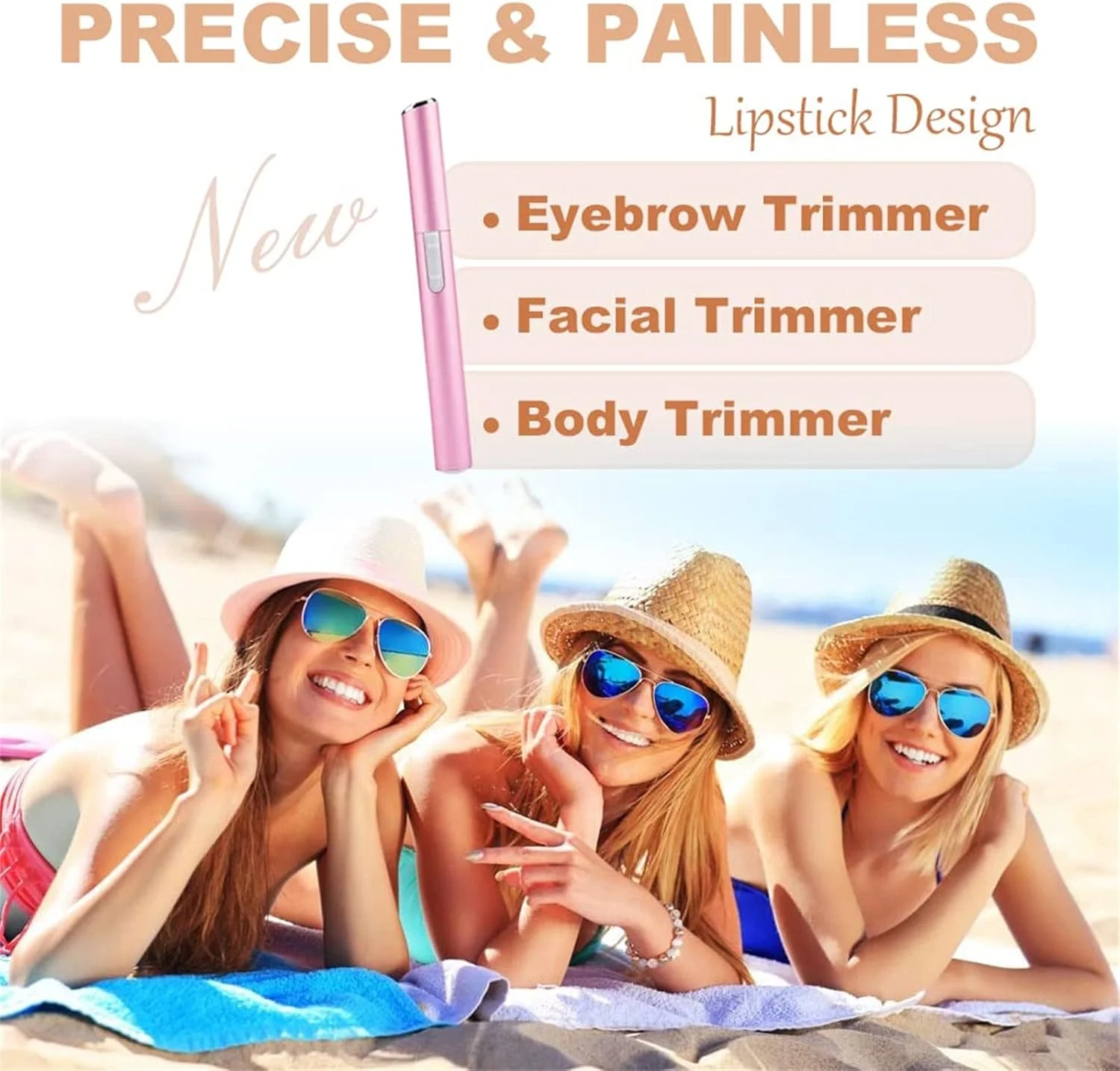 موکن برقی ابرو Arabest، از بین برنده موهای صورت با شانه، بدون ایجاد حس کشیدگی و درد، مینی اپیلاتور شخصی، تیغ ابرو برای صورت، چانه، موهای کرکی، لب ها، بدن، بازوها و پاها (صورتی) موکن برقی ابرو Arabest، از بین برنده موهای صورت با شانه، بدون ایجاد حس کشیدگی و درد، مینی اپیلاتور شخصی، تیغ ابرو برای صورت، چانه، موهای کرکی، لب ها، بدن، بازوها و پاها (صورتی)