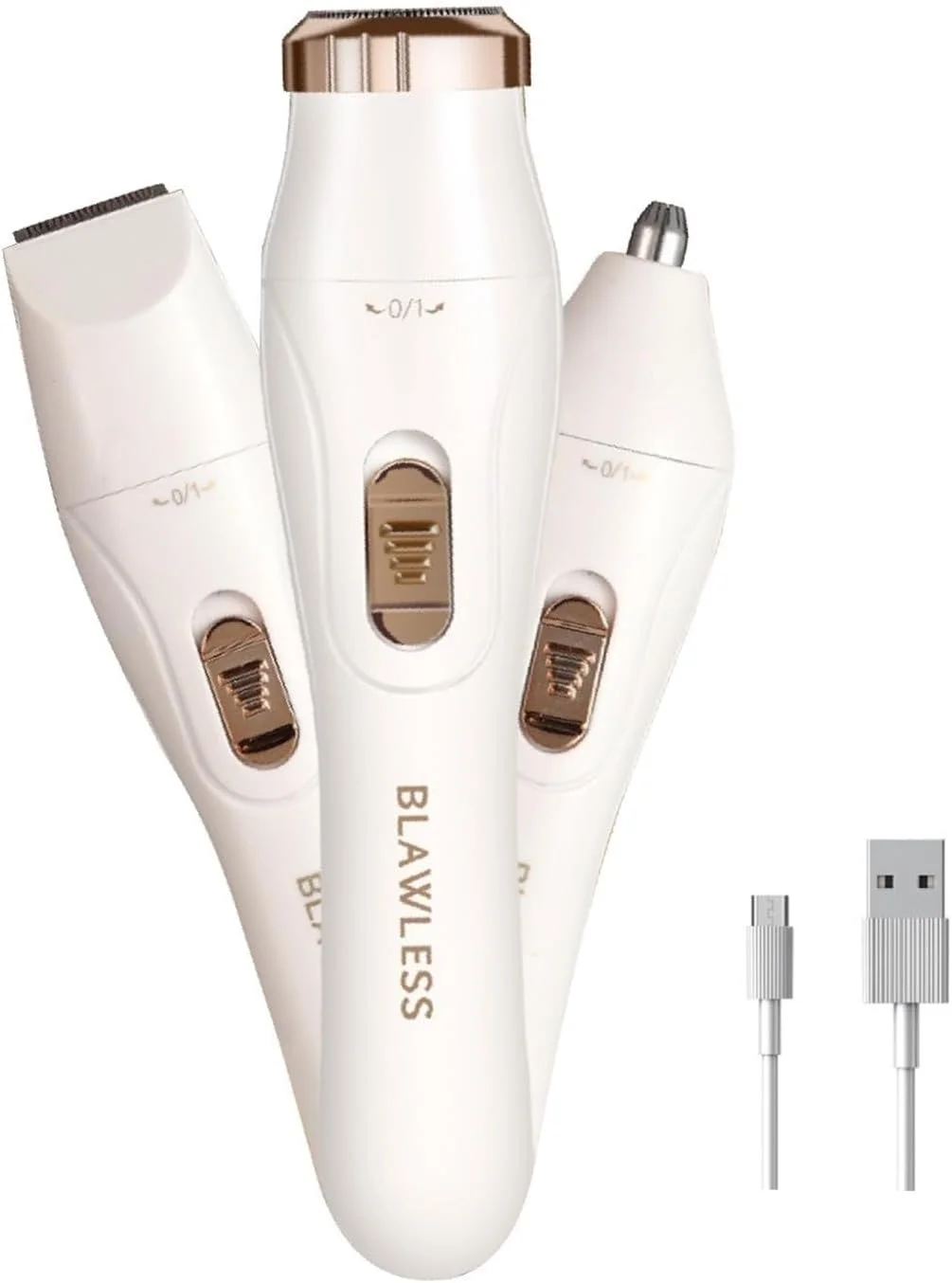 دستگاه موبر صورت 3 در 1 زنانه - موزن ابرو و بینی قابل شارژ، تیغ صورت برقی برای پوست های حساس، لب بالا، بیکینی، زیر بغل، پاها دستگاه موبر صورت 3 در 1 زنانه - موزن ابرو و بینی قابل شارژ، تیغ صورت برقی برای پوست های حساس، لب بالا، بیکینی، زیر بغل، پاها