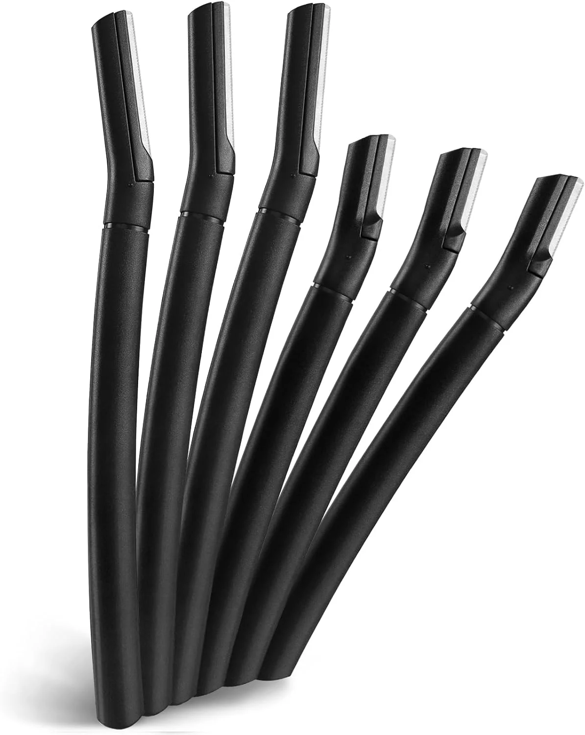 ست 6 عددی تیغ ابرو، تیغ صورت برای زنان و مردان، ابزار چند منظوره درماپلنینگ، موزن ابرو، تیغ صورت با پوشش محافظ، 3 عدد دسته بلند و 3 عدد دسته کوتاه (مشکی) ست 6 عددی تیغ ابرو، تیغ صورت برای زنان و مردان، ابزار چند منظوره درماپلنینگ، موزن ابرو، تیغ صورت با پوشش محافظ، 3 عدد دسته بلند و 3 عدد دسته کوتاه (مشکی)