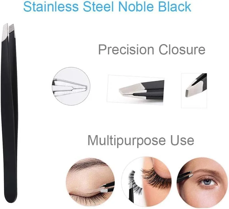 ست مرتب کننده ابرو 5 در 1 برای زنان و مردان، ست حرفه ای حالت دهنده ابرو با تیغ ابرو، موچین اریب، قیچی، برس و شانه، ابزارهای دقیق برای ابروهای بی نقص ست مرتب کننده ابرو 5 در 1 برای زنان و مردان، ست حرفه ای حالت دهنده ابرو با تیغ ابرو، موچین اریب، قیچی، برس و شانه، ابزارهای دقیق برای ابروهای بی نقص