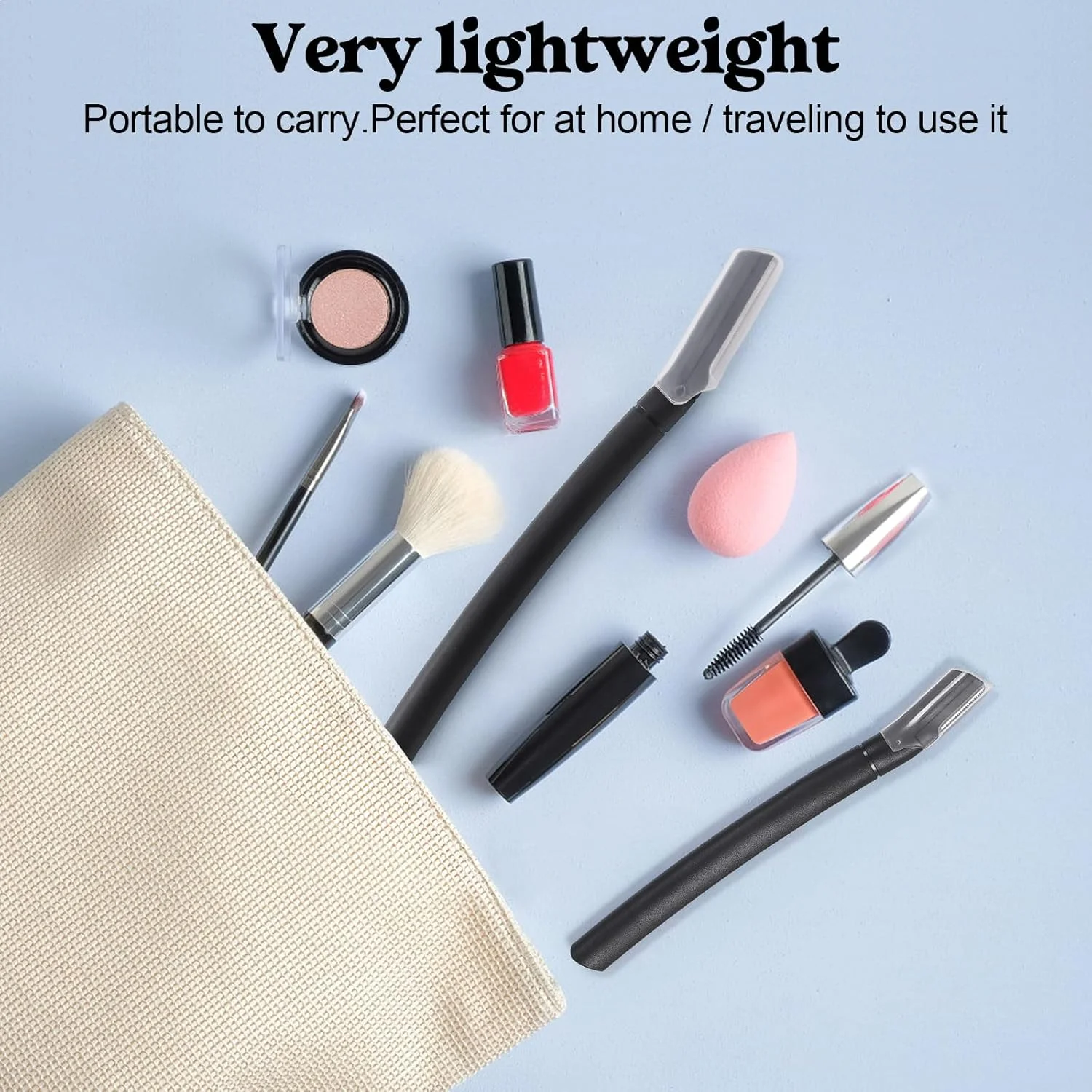 ست 6 عددی تیغ ابرو، تیغ صورت برای زنان و مردان، ابزار چند منظوره درماپلنینگ، موزن ابرو، تیغ صورت با پوشش محافظ، 3 عدد دسته بلند و 3 عدد دسته کوتاه (مشکی) ست 6 عددی تیغ ابرو، تیغ صورت برای زنان و مردان، ابزار چند منظوره درماپلنینگ، موزن ابرو، تیغ صورت با پوشش محافظ، 3 عدد دسته بلند و 3 عدد دسته کوتاه (مشکی)