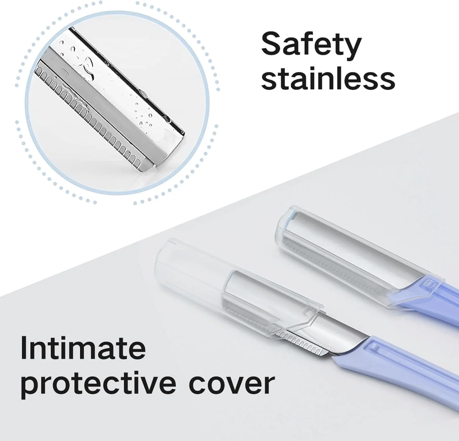 ست 9 عددی تیغ اصلاح صورت زنانه - حالت دهنده ابرو، تیغه های درماپلنینگ و موزن صورت با روکش محافظ برای اصلاح صاف و دقیق ست 9 عددی تیغ اصلاح صورت زنانه - حالت دهنده ابرو، تیغه های درماپلنینگ و موزن صورت با روکش محافظ برای اصلاح صاف و دقیق