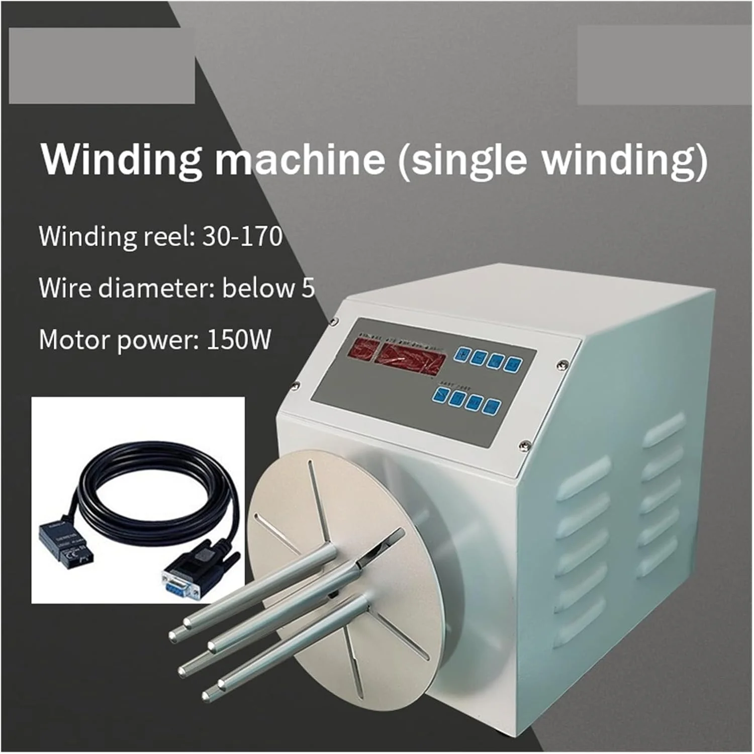 دستگاه سیم پیچ نیمه اتوماتیک، قطر سیم 5 میلی متر کمتر از 10 متر خط تلفن USB AC/DC دستگاه سیم پیچ سیم برق دستگاه سیم پیچ نیمه اتوماتیک، قطر سیم 5 میلی متر کمتر از 10 متر خط تلفن USB AC/DC دستگاه سیم پیچ سیم برق