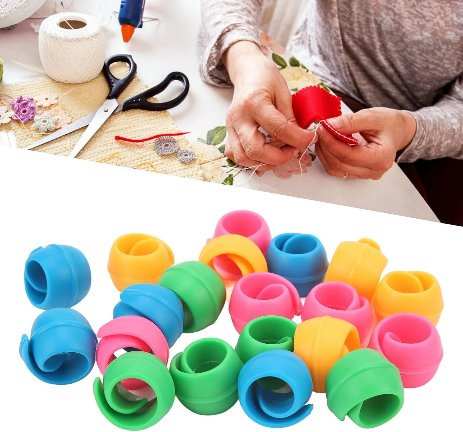 20 عدد نگهدارنده نخ ماسوره در 4 رنگ، گیره نگهدارنده ماسوره، نگهدارنده نخ کوک ضربدری، نگهدارنده نخ گلدوزی 20 عدد نگهدارنده نخ ماسوره در 4 رنگ، گیره نگهدارنده ماسوره، نگهدارنده نخ کوک ضربدری، نگهدارنده نخ گلدوزی