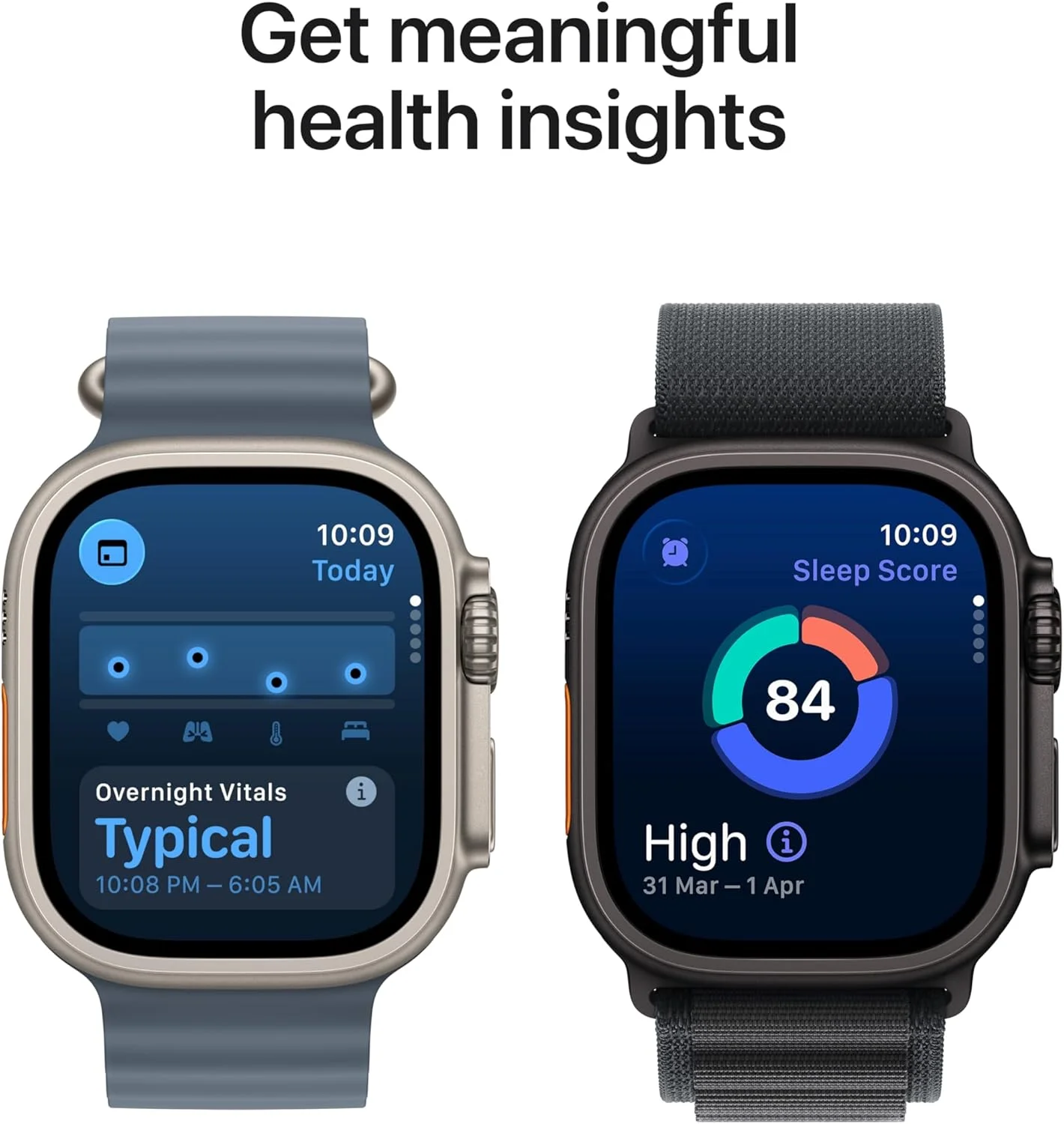 ساعت هوشمند Apple Watch Ultra 3 GPS + Cellular 49mm مناسب دویدن و ورزش های چندگانه با بدنه تیتانیومی مشکی مقاوم و بند آلپاین مشکی - سایز متوسط. ردیابی پیشرفته سلامت و تناسب اندام