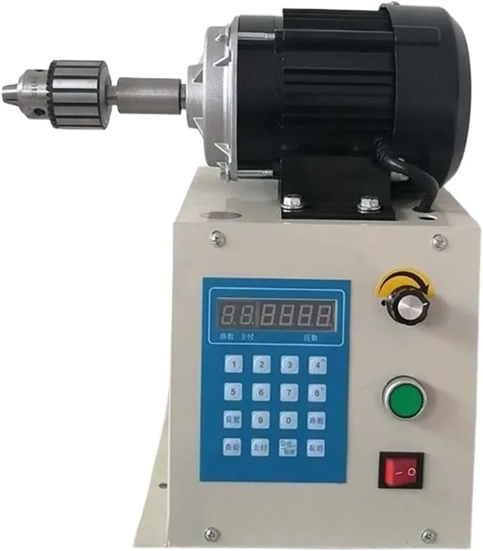 دستگاه سیم پیچ بوبین، دستگاه سیم پیچی برقی CNC 800 وات، دستگاه سیم پیچی گشتاور بالا با ابزار سیم پیچی اتوماتیک با سرعت قابل تنظیم (B)