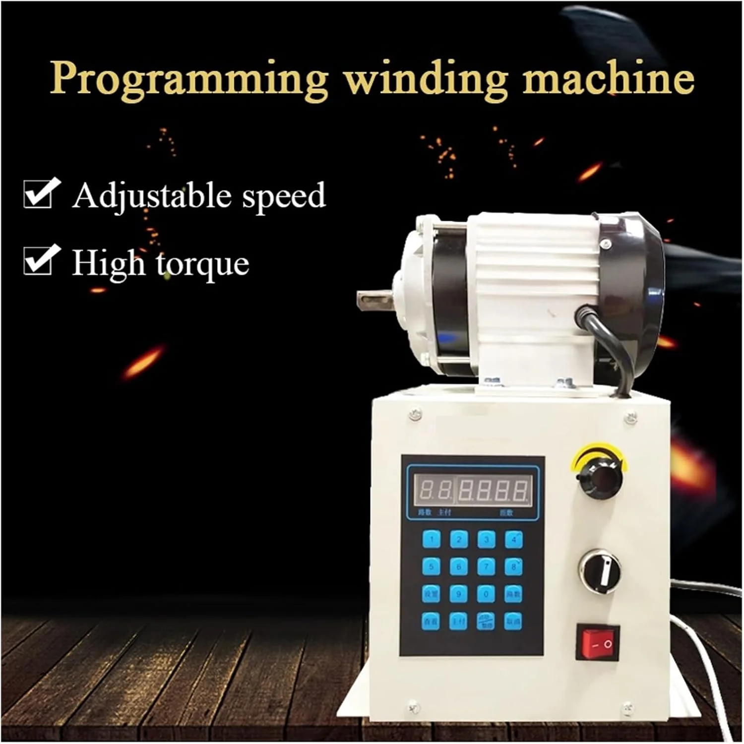 دستگاه سیم پیچ، دستگاه سیم پیچی CNC اتوماتیک کامل، دستگاه سیم پیچی اتوماتیک با سرعت قابل تنظیم، دستگاه سیم پیچی گشتاور بالا (500 وات) دستگاه سیم پیچ، دستگاه سیم پیچی CNC اتوماتیک کامل، دستگاه سیم پیچی اتوماتیک با سرعت قابل تنظیم، دستگاه سیم پیچی گشتاور بالا (500 وات)