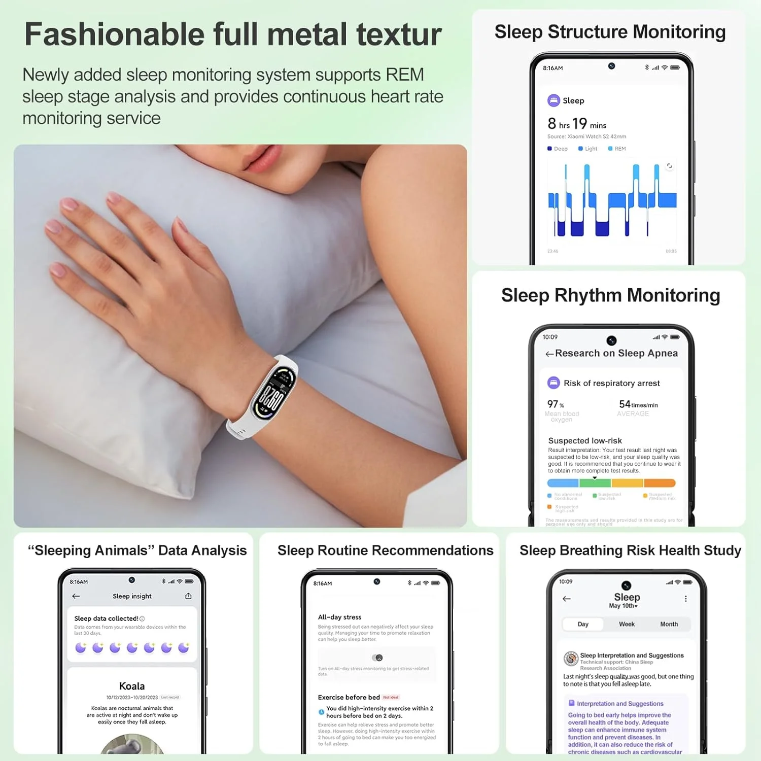 دستبند هوشمند شیائومی 10 - صفحه نمایش 1.72 اینچی AMOLED با روشنایی 1500 نیت، پایش خواب و ضربان قلب، ضد آب 5ATM، عمر باتری 21 روزه، نرخ تازه سازی 60 هرتز، 150+ حالت ورزشی دستبند هوشمند شیائومی 10 - صفحه نمایش 1.72 اینچی AMOLED با روشنایی 1500 نیت، پایش خواب و ضربان قلب، ضد آب 5ATM، عمر باتری 21 روزه، نرخ تازه سازی 60 هرتز، 150+ حالت ورزشی