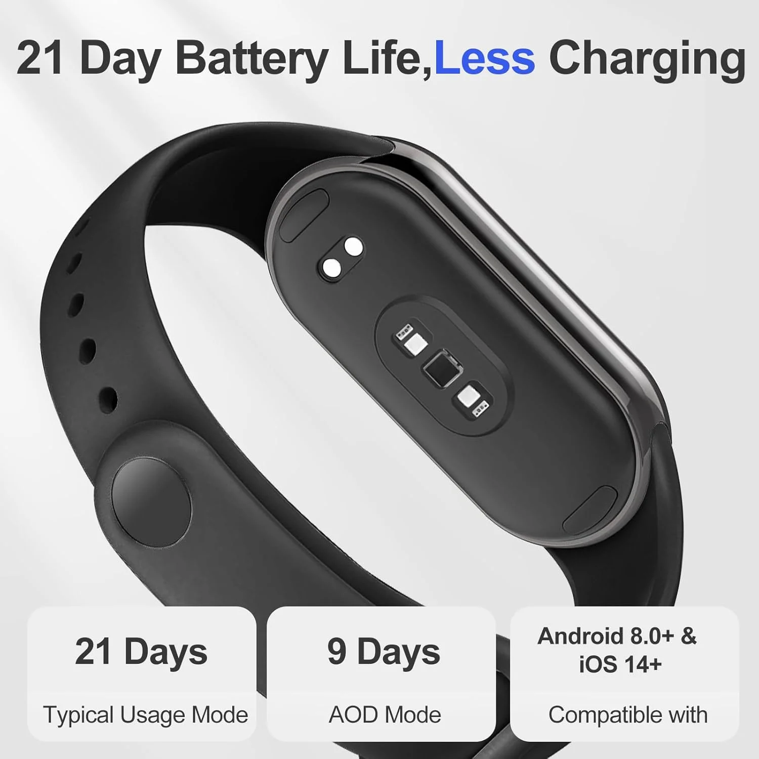 شیائومی می اسمارت بند 10 (2025) - ساعت هوشمند، صفحه نمایش 1.72 اینچی AMOLED، عمر باتری 21 روزه، بیش از 150 حالت ورزشی، ضد آب 5ATM، پایش 24/7 ضربان قلب و SPO₂، تجزیه و تحلیل خواب، HyperOS 2 | مشکی، مشکی شیائومی می اسمارت بند 10 (2025) - ساعت هوشمند، صفحه نمایش 1.72 اینچی AMOLED، عمر باتری 21 روزه، بیش از 150 حالت ورزشی، ضد آب 5ATM، پایش 24/7 ضربان قلب و SPO₂، تجزیه و تحلیل خواب، HyperOS 2 | مشکی، مشکی