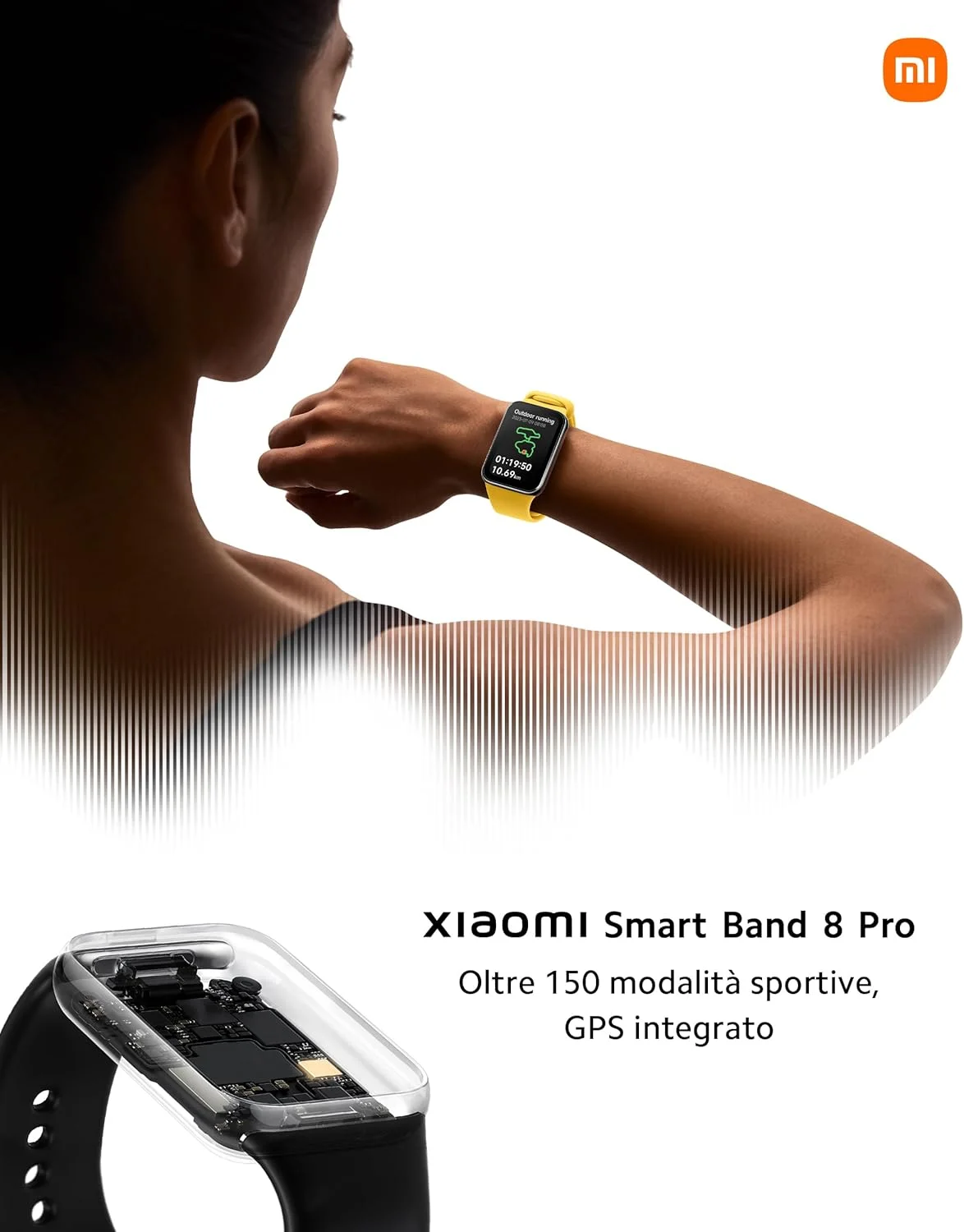 شیائومی اسمارت بند 8 پرو خاکستری روشن شیائومی اسمارت بند 8 پرو خاکستری روشن