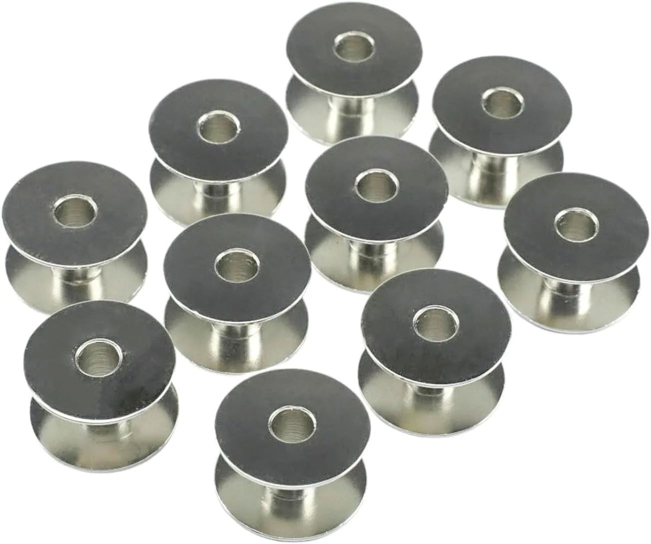 ماسوره فولادی Blooy - B1806-210-D00 مناسب برای چرخ خیاطی های طرح دار Brother BAS-311G, 342G, 342F, B434EX, JUKI AMS-210D, 210E (10 عدد)