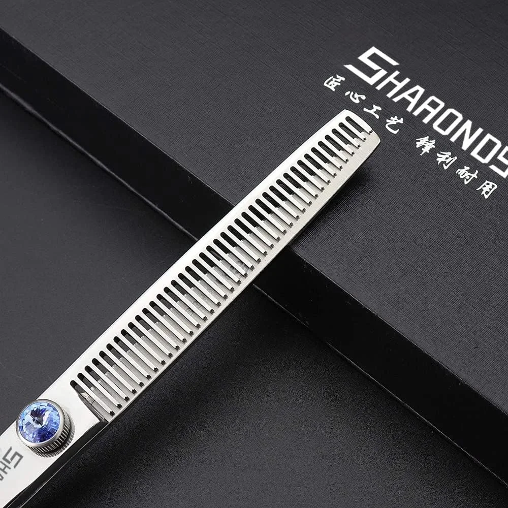 قیچی آرایشگری حرفه ای 6 اینچی ژاپن، ابزار مدلینگ حرفه ای استودیو سالن مو، قیچی برش + قیچی پیتاژ استخوان ماهی (6 اینچ، 2 عدد - A) قیچی آرایشگری حرفه ای 6 اینچی ژاپن، ابزار مدلینگ حرفه ای استودیو سالن مو، قیچی برش + قیچی پیتاژ استخوان ماهی (6 اینچ، 2 عدد - A)