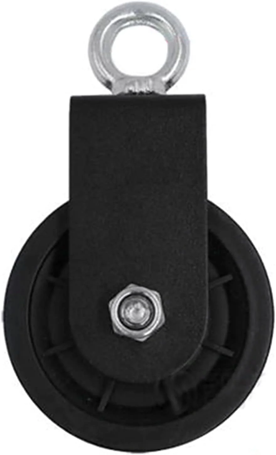 چرخ قرقره بلبرینگ نوع U، چرخ کششی سنگین با بلبرینگ های دوگانه بی صدا، فوق العاده ساکت، جداشدنی با چرخش 360 درجه برای دستگاه سیم کشی، تجهیزات بدنسازی، قطعه درب گاراژ، باشگاه خانگی