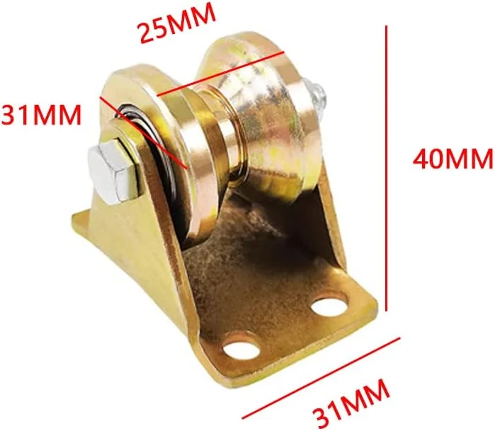 بسته 4 عددی قرقره طناب تراباگ، قرقره های شیار V 30 میلی متری برای طناب، چرخ های کابل فولادی برای بلند کردن قوطی ها، ماشین آلات صنعتی، درب های کشویی، معکوس، ریل های درب و پنجره، قرقره برای طناب