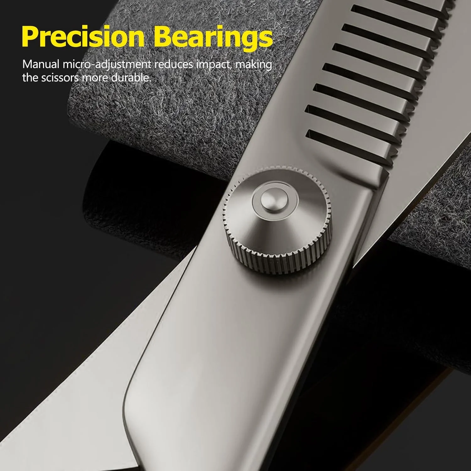 قیچی پیتاژ مو 6 اینچی، قیچی دندانه دار، ابزار حرفه ای آرایشگری، قیچی با لبه تیغی از جنس استیل ضد زنگ - مشکی قیچی پیتاژ مو 6 اینچی، قیچی دندانه دار، ابزار حرفه ای آرایشگری، قیچی با لبه تیغی از جنس استیل ضد زنگ - مشکی