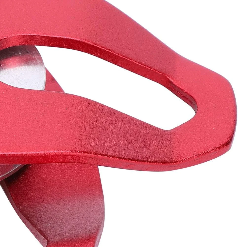 بلوک قرقره تکی 30KN Tihebeyan، قرقره بزرگ آلیاژ آلومینیوم برای نجات، صخره نوردی، کار در برج، اسکی با طناب مقعر برای حمل و نقل سنگین و کار هوایی