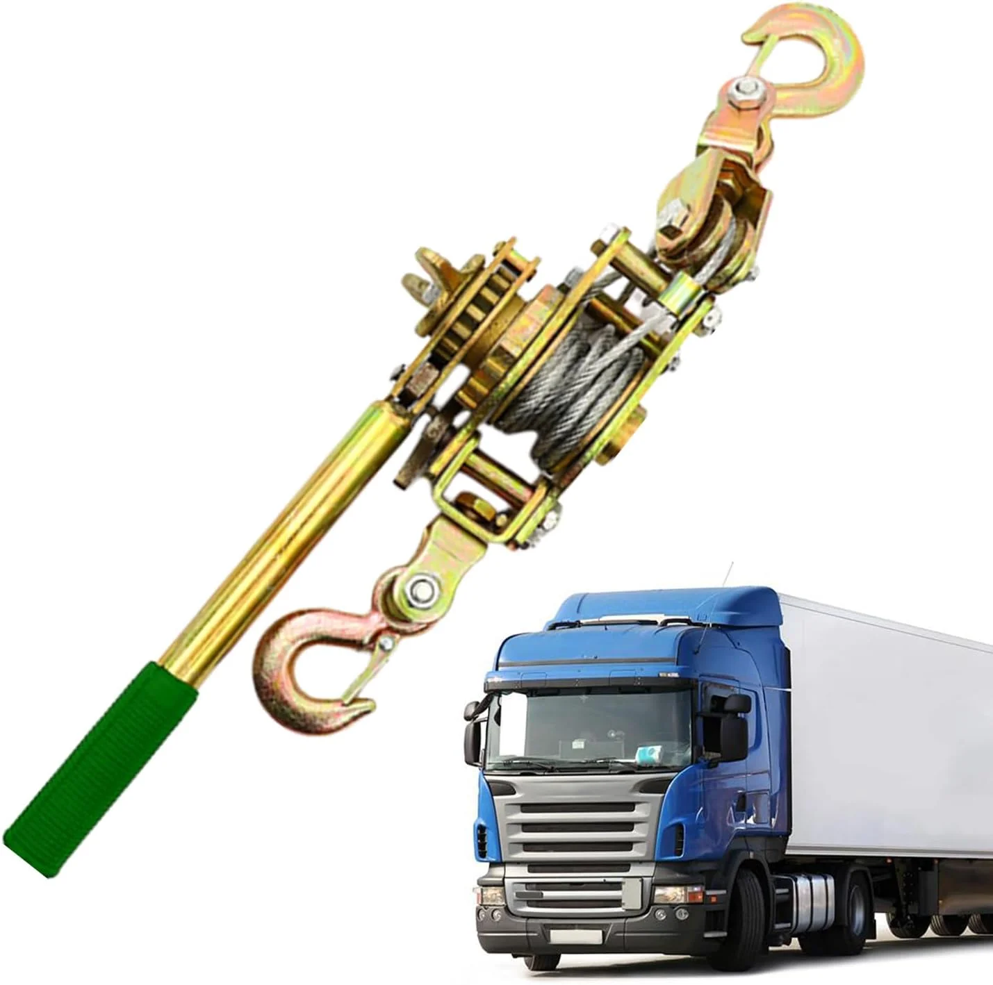 سفت کننده طناب سنگین، کشنده طناب - سفت کننده دستی طناب، قرقره храповик با چرخ دنده های تقویت شده برای حصار مزرعه، خودرو، ماشین آلات سفت کننده طناب سنگین، کشنده طناب - سفت کننده دستی طناب، قرقره храповик با چرخ دنده های تقویت شده برای حصار مزرعه، خودرو، ماشین آلات