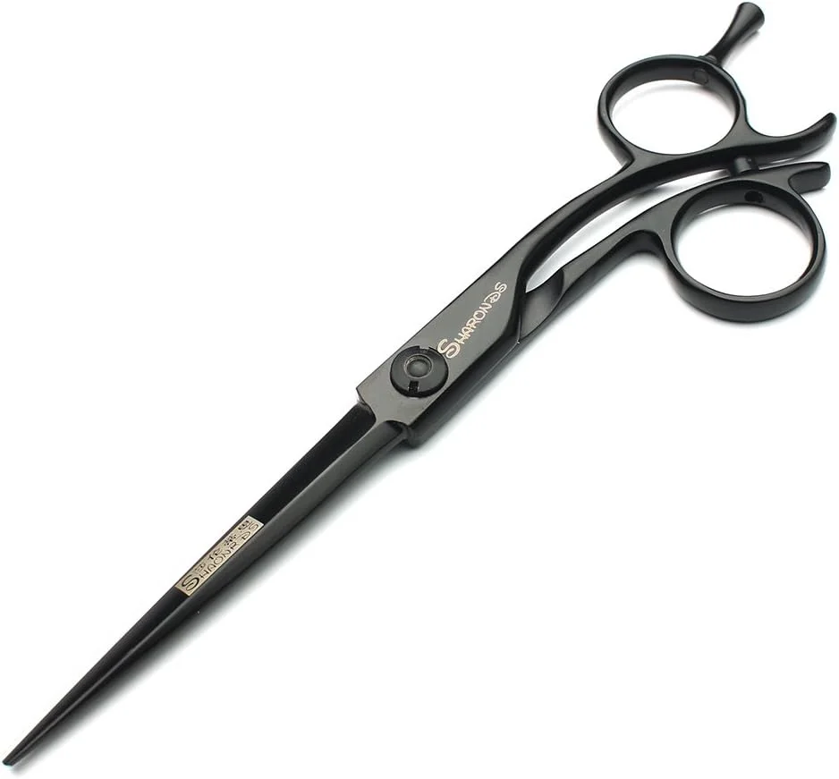 ست قیچی آرایشگری شاروندز 440C، قیچی مو، قیچی پیتاژ، مشکی (6 اینچ، 2 تکه) ست قیچی آرایشگری شاروندز 440C، قیچی مو، قیچی پیتاژ، مشکی (6 اینچ، 2 تکه)