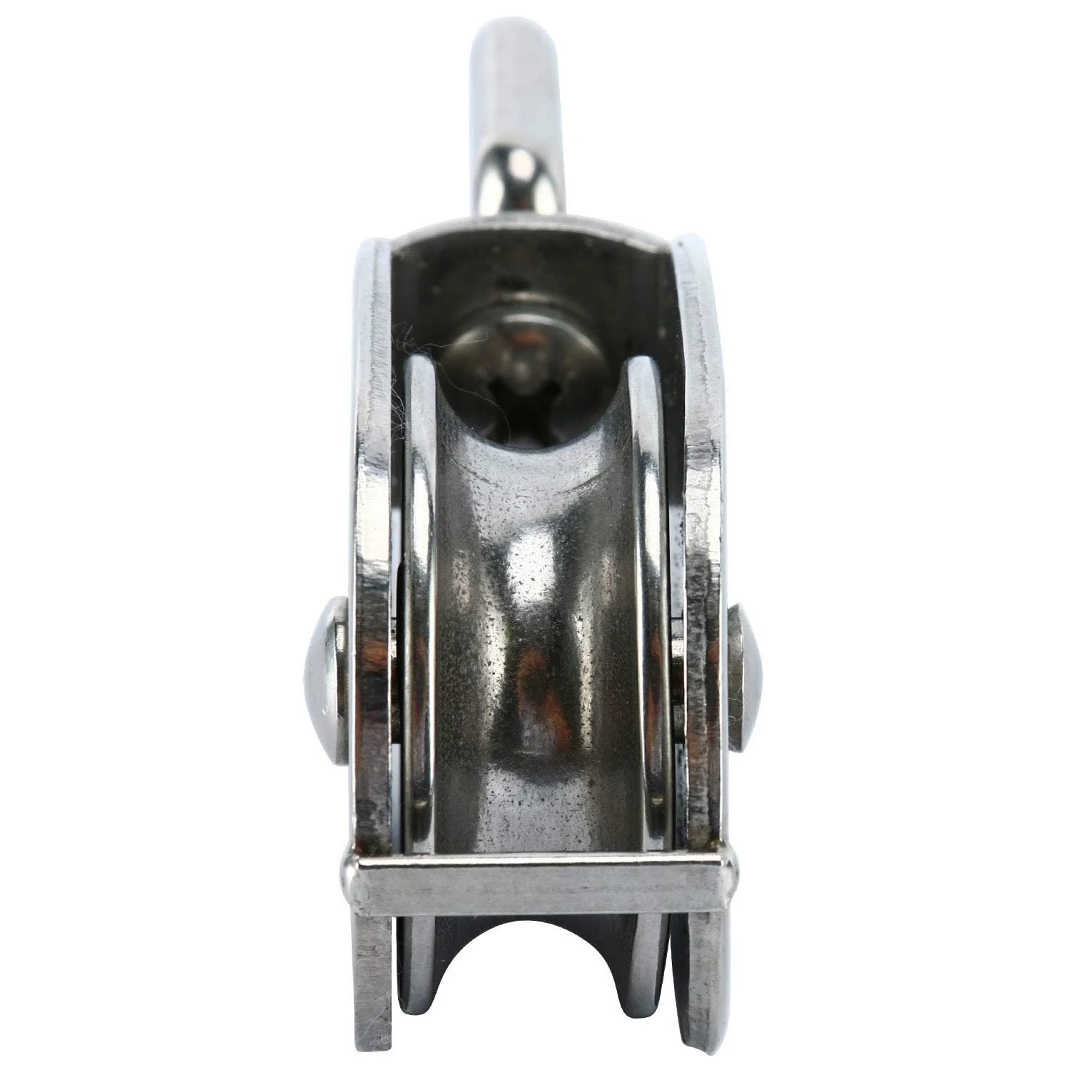 غلطک قرقره تکی TERRIFI مدل M50 - بسته 4 عددی، بلوک چرخشی فولاد ضد زنگ 304 سنگین با ظرفیت بار 880 پوند برای کاربردهای مختلف