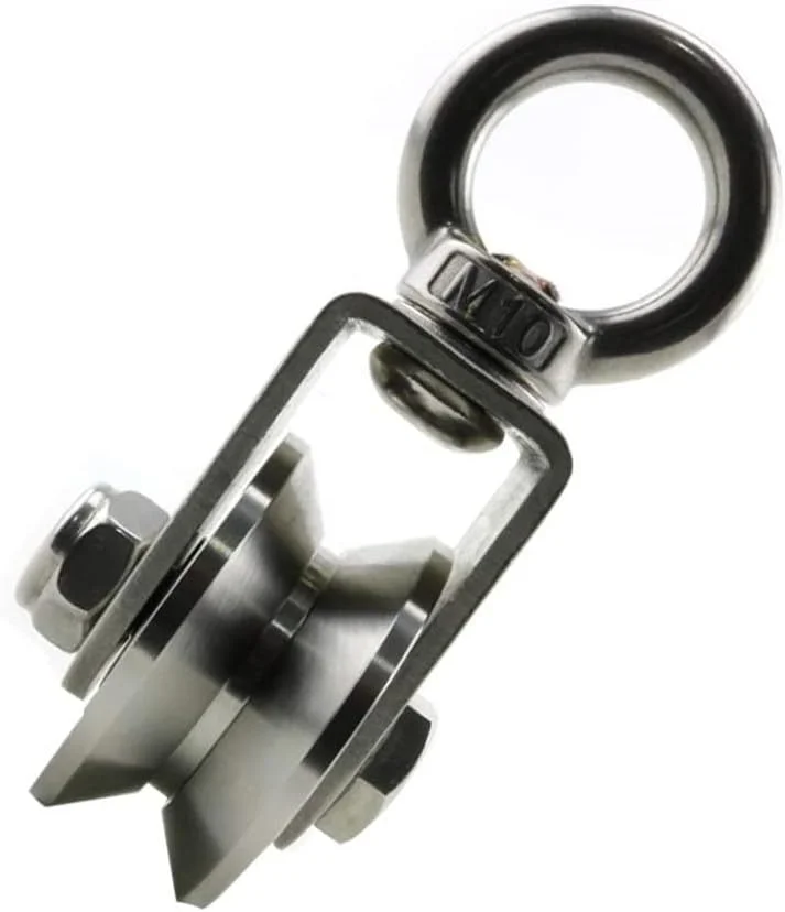 قرقره گردان نوع V، بلوک قرقره استیل ضد زنگ، چرخ کششی سنگین قرقره گردان نوع V، بلوک قرقره استیل ضد زنگ، چرخ کششی سنگین