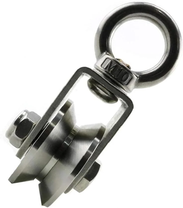 قرقره گردان نوع V، بلوک قرقره استیل ضد زنگ، چرخ کششی سنگین قرقره گردان نوع V، بلوک قرقره استیل ضد زنگ، چرخ کششی سنگین