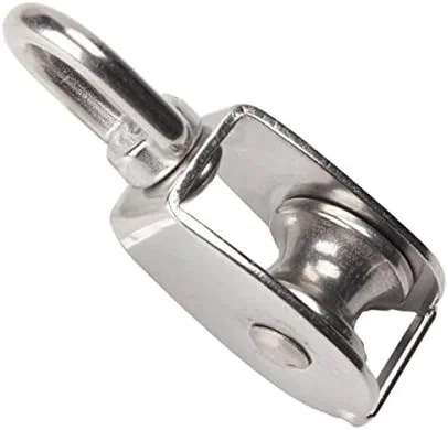 قرقره تک شیار سیم بکسل استیل ضد زنگ گردان 25 میلی متری