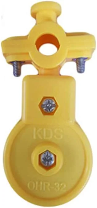 بسته 4 عددی قرقره گردان، قرقره تک شیار پلاستیکی، قرقره کابل طناب بالابر سنگین برای تجهیزات ورزشی پروژه های خانگی DIY