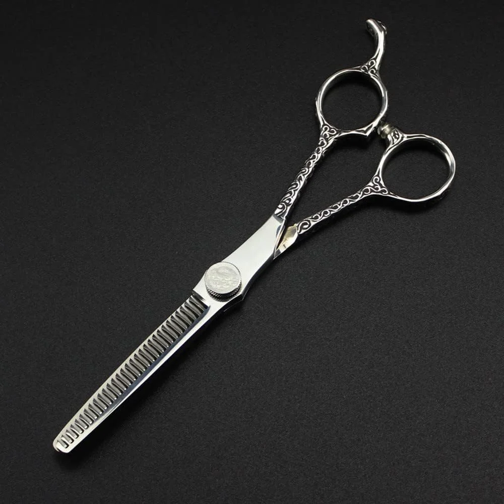 قیچی آرایشگری مو، قیچی حرفه ای 6 اینچی فولاد ژاپن 440C، قیچی برش مو طرح باز، قیچی آرایشگری، قیچی پیتاژ مو، قیچی آرایشگر، قیچی پیتاژ - Q قیچی آرایشگری مو، قیچی حرفه ای 6 اینچی فولاد ژاپن 440C، قیچی برش مو طرح باز، قیچی آرایشگری، قیچی پیتاژ مو، قیچی آرایشگر، قیچی پیتاژ - Q