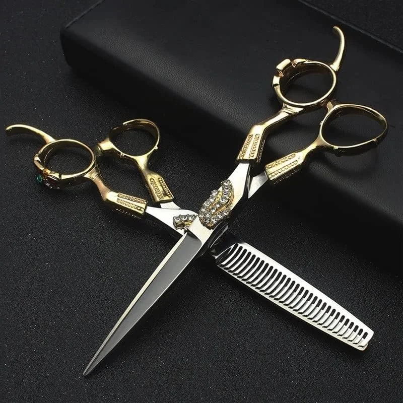 قیچی آرایشگری، 6 اینچ فولاد ضد زنگ ژاپنی Vg10، ست قیچی آرایشگری سالن آرایشگری، قیچی پیتاژ قیچی آرایشگری، 6 اینچ فولاد ضد زنگ ژاپنی Vg10، ست قیچی آرایشگری سالن آرایشگری، قیچی پیتاژ