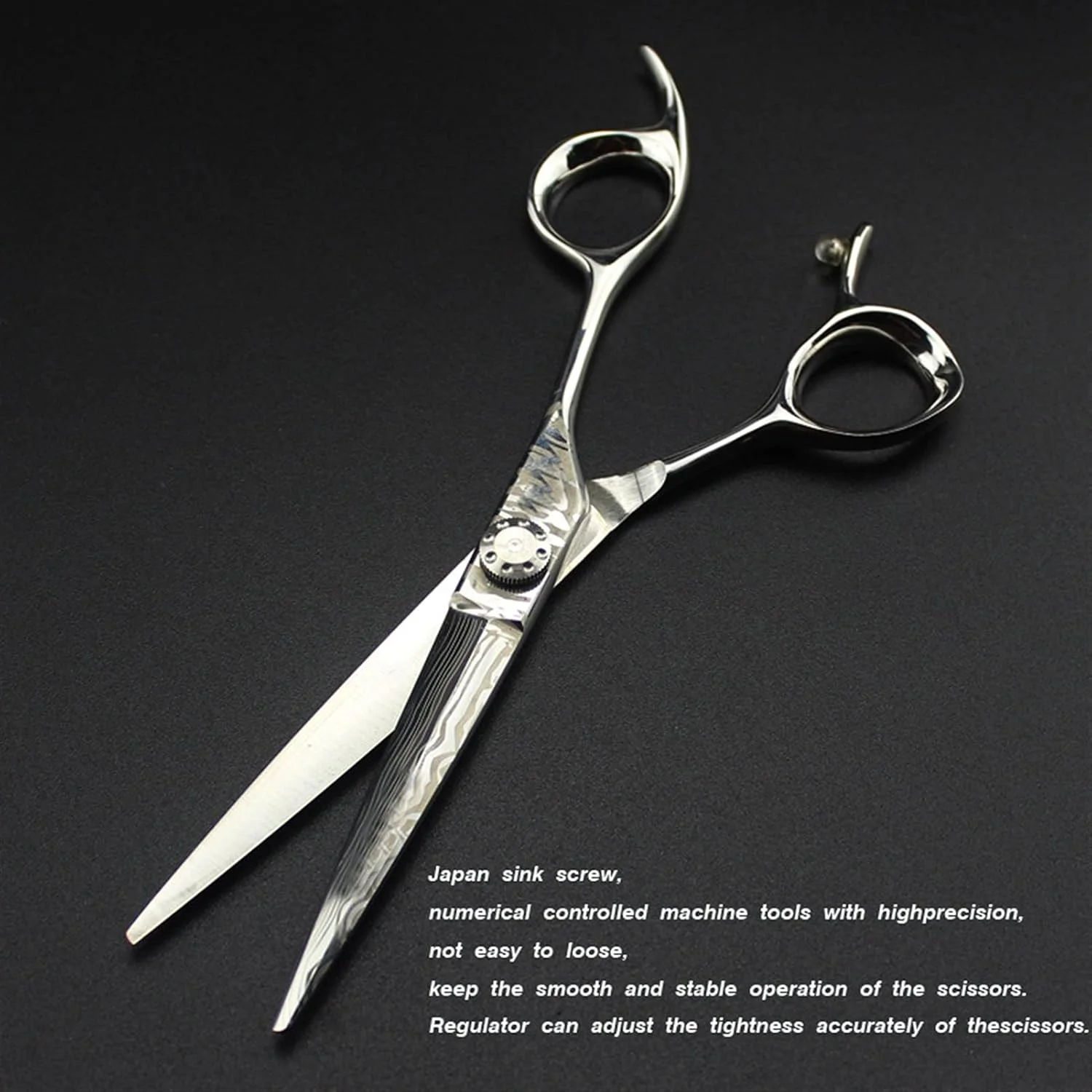 قیچی آرایشگری استیل، قیچی پیرایش حرفه ای سالنی، ابزار حالت دهی و نازک کننده مو، قیچی مو