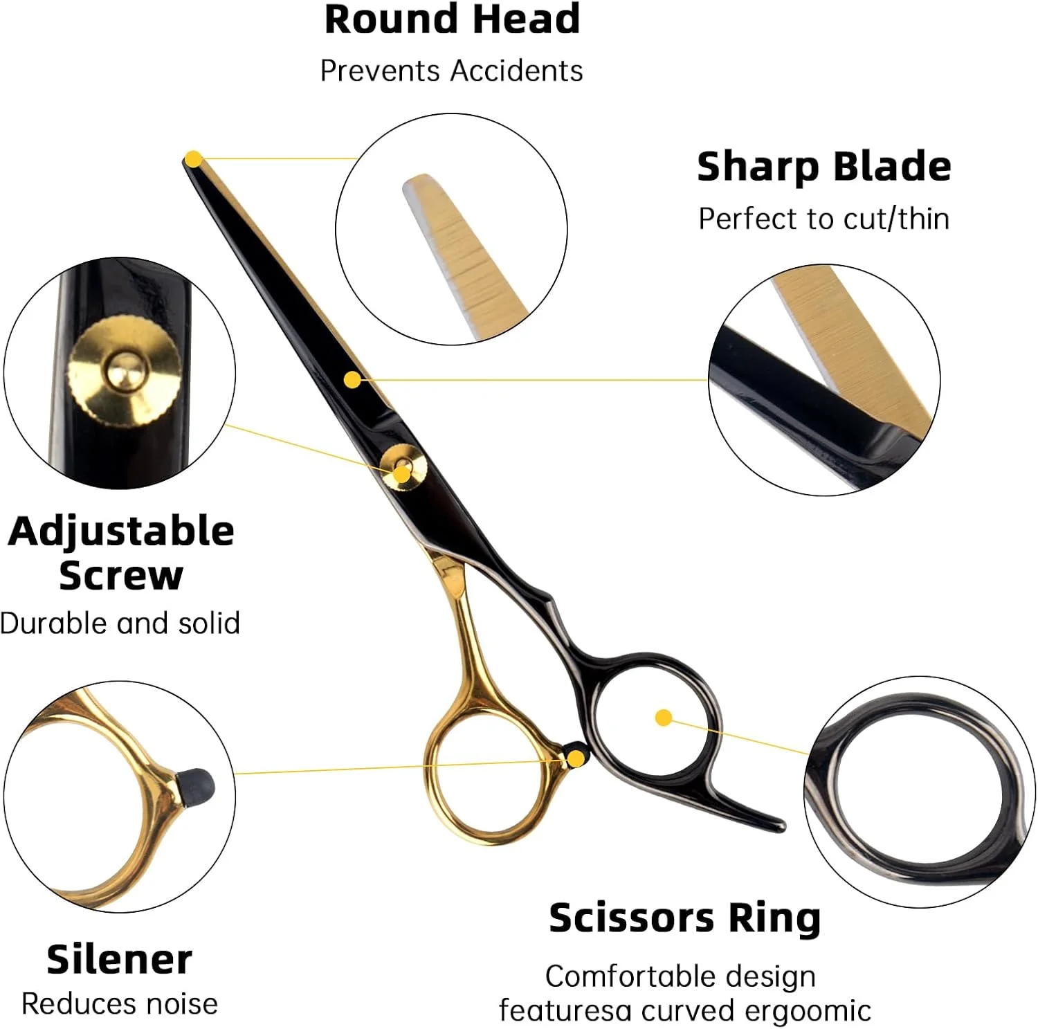 قیچی آرایشگری روکودیم، قیچی اصلاح مو، قیچی پیتاژ، قیچی موی حرفه ای، قیچی پیتاژ سگ و کودک، قیچی آرایشگری حرفه ای برای اصلاح موی زنانه و مردانه