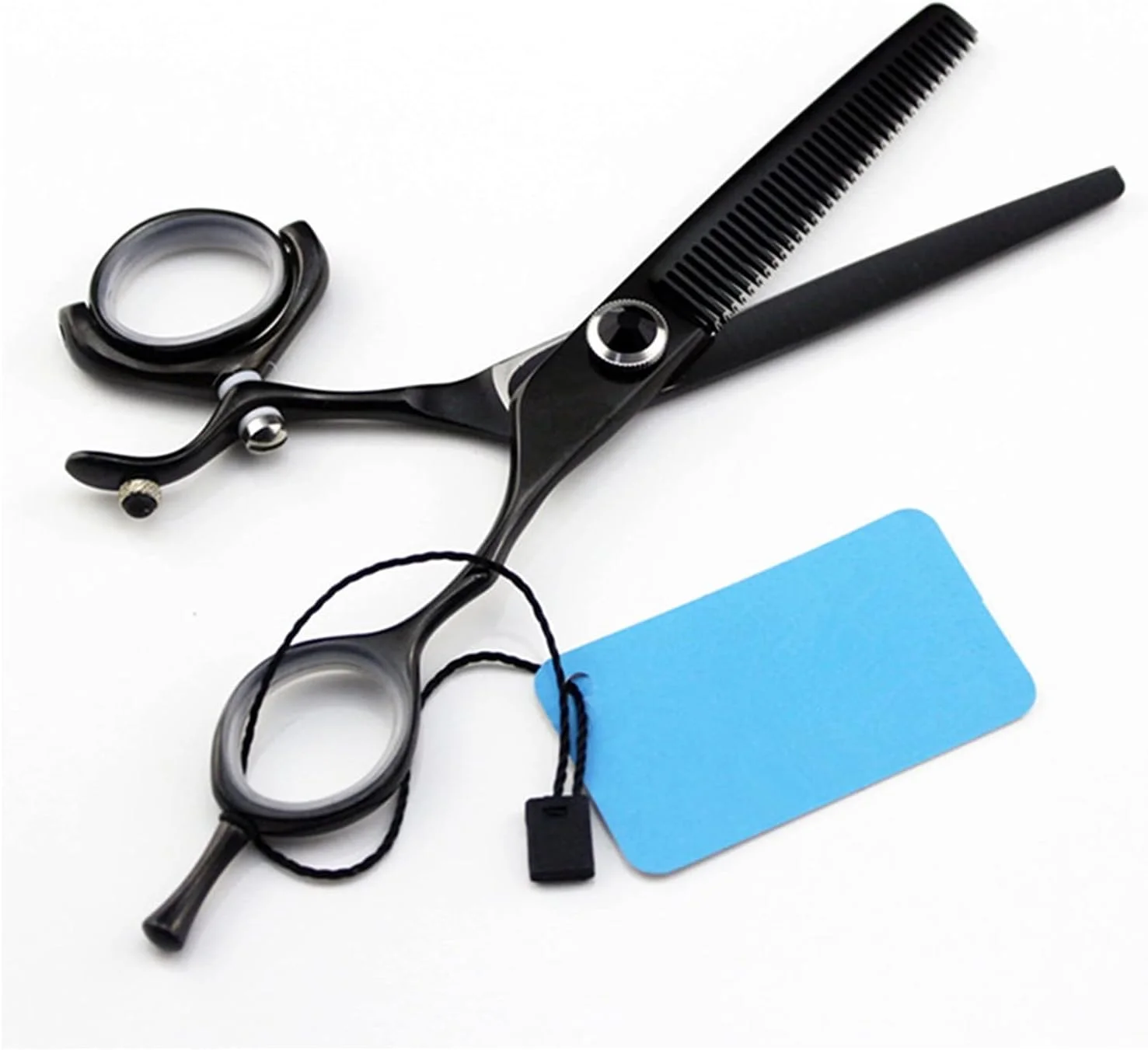 قیچی آرایشگری چرخشی استیل، قیچی کوتاهی و پیتاژ مو، پیچ مستطیلی 6 اینچ، پیتاژ قیچی آرایشگری چرخشی استیل، قیچی کوتاهی و پیتاژ مو، پیچ مستطیلی 6 اینچ، پیتاژ