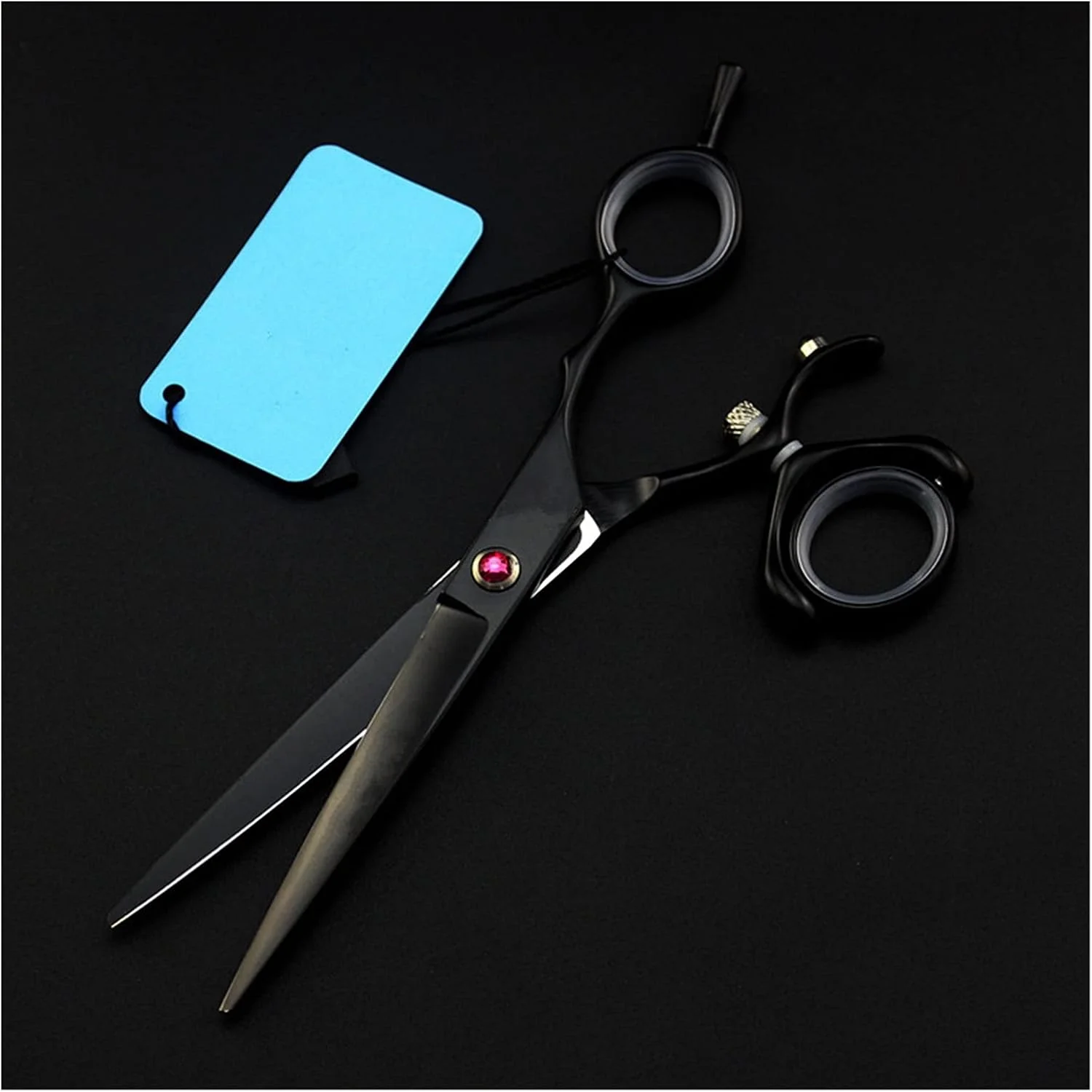 قیچی آرایشگری 6 اینچی چرخشی مشکی، قیچی اصلاح مو، قیچی پیتاژ، قیچی آرایشگری، ست کیت اصلاح مو - مدل B، پیتاژ-B قیچی آرایشگری 6 اینچی چرخشی مشکی، قیچی اصلاح مو، قیچی پیتاژ، قیچی آرایشگری، ست کیت اصلاح مو - مدل B، پیتاژ-B