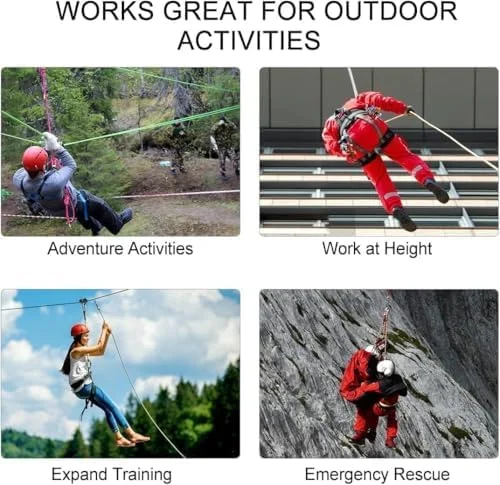 چرخ قرقره Starbun - قرقره طناب گردان تکی سنگین وظیفه آلیاژ آلومینیوم 26KN نارنجی برای طناب 12 میلی متری