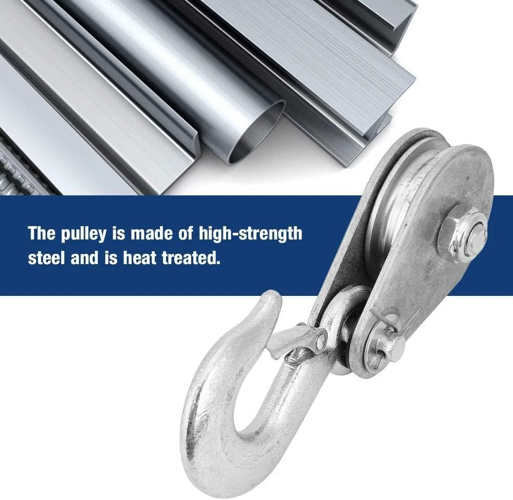 قرقره بالابر فولادی، چرخ تک فولادی با مقاومت بالا برای بالابر طناب