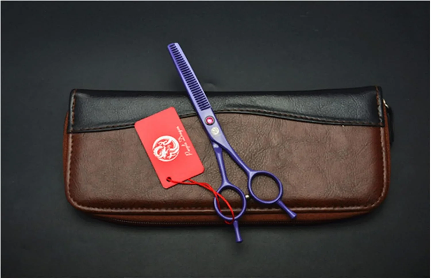 قیچی آرایشگری حرفه ای مو قیچی های برش مو قیچی های پیتاژ ابزار حالت دهی مو، پیتاژ به همراه کیف P