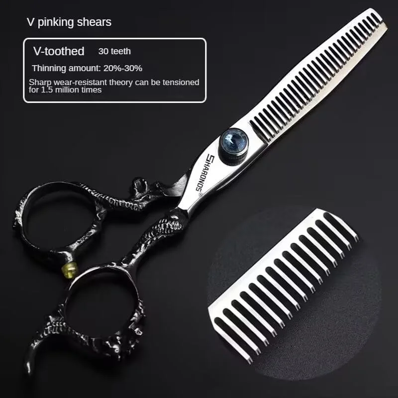 قیچی آرایشگری حرفه ای 6 اینچی ژاپنی، ابزار مدلینگ حرفه ای سالن آرایشگری + قیچی پیتاژ استخوان ماهی (3 تکه 6 اینچی) قیچی آرایشگری حرفه ای 6 اینچی ژاپنی، ابزار مدلینگ حرفه ای سالن آرایشگری + قیچی پیتاژ استخوان ماهی (3 تکه 6 اینچی)